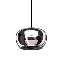 Luminaria colgante WETRO 2.0 de 1 llama Dim-To-Warm IP20, negro regulable