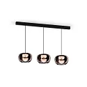 Wever & Ducré Luminaria colgante WETRO 2.0 de 1 llama Dim-To-Warm IP20, color cobre regulable