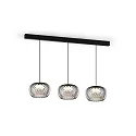 Wever & Ducré Luminaria colgante WETRO 2.0 de 1 llama Dim-To-Warm IP20, color humo regulable
