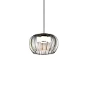 Luminaria colgante WETRO 2.0 de 1 llama Dim-To-Warm IP20, color humo regulable
