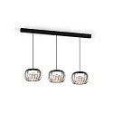 Wever & Ducré Luminaria colgante WETRO 2.0 de 1 llama Dim-To-Warm IP20, color humo regulable