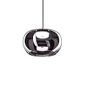 Wever & Ducré Luminaria colgante WETRO 3.0 de 1 llama, Dim-To-Warm IP20, negro regulable