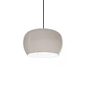 Luminaria colgante WETRO 3.0 de 1 llama, Dim-To-Warm IP20, gris pardo, blanco regulable