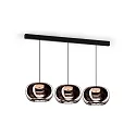 Wever & Ducré Luminaria colgante WETRO 3.0 de 1 llama, Dim-To-Warm IP20, color cobre regulable