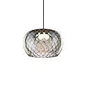 Luminaria colgante WETRO 3.0 de 1 llama, Dim-To-Warm IP20, color humo regulable