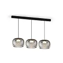 Wever & Ducré Luminaria colgante WETRO 3.0 de 1 llama, Dim-To-Warm IP20, color humo regulable