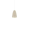 Luminaria colgante COZY CONE 1.0 IP20, gris seda