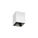 Luz downlight BOX MINI 1.0 angular, versión de montaje en superficie IP20, blanco mate regulable