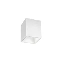 Luz downlight BOX MINI 1.0 angular, versión de montaje en superficie IP20, blanco mate regulable