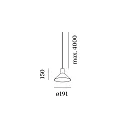 Wever & Ducré Luminaria colgante ODREY CEILING SUSP 1.6 PAR16 GU10 IP20, negro mate 