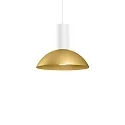 Luminaria colgante ODREY CEILING SUSP 1.7 GU10 IP20, dorado, blanco mate 
