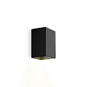 Luminaria de pared para exteriores BOX MINI 1.0 GU10 IP20, negro regulable