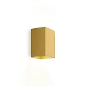 Luminaria de pared para exteriores BOX MINI 1.0 GU10 IP20, dorado regulable