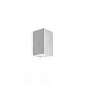 Luminaria de pared TRAIN 1.0 IP20, aluminio cepillado regulable