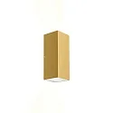Luminaria de pared TRAIN 2.0 IP20, dorado regulable