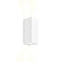 LED Wall luminaire TRAIN 2.0, 2-sided, 8W 2700K 490lm 36°, CRi >90, dimmable, white