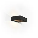 Luminaria de pared BENTO 1.3 - UP&DOWN - 18CM Arriba-Abajo, angular IP20, mate, negro intenso regulable