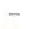 Luminaria de pared LEENS 1.0 - UP OR DOWN de 1 llama, con la óptica del lente IP20, aluminio cepillado regulable