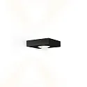 Luminaria de pared LEENS 2.0 - UP&DOWN de 2 llamas, con la óptica del lente IP20, mate, negro intenso regulable