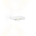 Luminaria de pared LEENS 2.0 - UP&DOWN de 2 llamas, con la óptica del lente IP20, mate, blanco tráfico regulable