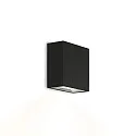 Luminaria de pared CENTRAL 1.0 - UP OR DOWN de 1 llama, plano IP20, mate, negro intenso regulable
