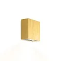 Luminaria de pared CENTRAL 1.0 - UP OR DOWN de 1 llama, plano IP20, dorado mate regulable