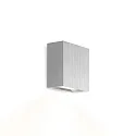 LED Wall luminaire CENTRAL 1.0, up or down, 8W 3000K, CRi >90, dimmable, aluminum brushed