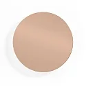 Luminaria de pared MILES 3.0 ROUND IP20, color cobre regulable