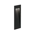 Luminaria de pared empotrable ORIS WALL REC 0.7 / 350/700MA abajo, corriente constante, indirecta IP20, negro mate 