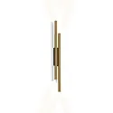 Luminaria de pared TRACE SLIM WALL SURF 2.0 IP20, champán, negro mate regulable