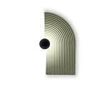 Luminaria de pared TAPIS WALL SURF 3.0 IP20, jade regulable