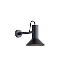 Luminaria de pared ROOMOR WALL 1.1 - PAR16 / SHADE 1.0 giratorio, recta GU10 IP20, mate, negro intenso regulable