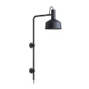 Luminaria de pared ROOMOR WALL 4.2 - PAR16 / SHADE Ø 25CM lang, con brazo articulado, con caja de conexiones