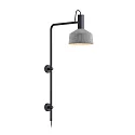 Luminaria de pared ROOMOR WALL 4.2 - PAR16 / SHADE Ø 25CM lang, con brazo articulado, con caja de conexiones