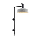 Luminaria de pared ROOMOR WALL 4.3 - PAR16 / SHADE Ø 40CM lang, con brazo articulado, con caja de conexiones