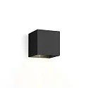 Luminaria de pared BOX WALL SURF 1.0 IP20, negro mate regulable