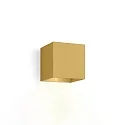 Luminaria de pared BOX WALL SURF 1.0 IP20, dorado regulable