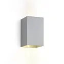 Luminaria de pared BOX WALL SURF 4.0 IP20, aluminio cepillado regulable