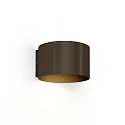 Luminaria de pared RAY WALL SURF 1.0 IP20, color bronce regulable