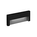 Luminaria de pared empotrable RETO WALL REC 2.0 IP20, negro mate 