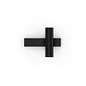 Luminaria de pared CENO WALL SURF 2.0 IP20, negro mate regulable
