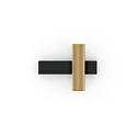 Luminaria de pared CENO WALL SURF 2.0 IP20, champán, negro mate regulable
