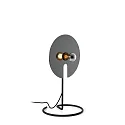 Luminaria de mesa MIRRO TABLE 1.0 pequeño, con atenuador de cable E27 IP20, cromo, negro regulable