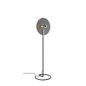 Luminaria de mesa MIRRO TABLE 2.0 medio, con atenuador de cable E27 IP20, cromo, negro regulable