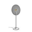 Luminaria de mesa MIRRO TABLE 3.0 grande, con atenuador de cable E27 IP20, cromo, negro regulable