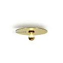 Luminaria de pared MIRRO WALL 1.0 E27 IP20, dorado regulable