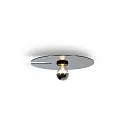 Luminaria de pared MIRRO WALL 1.0 E27 IP20, cromo, negro regulable