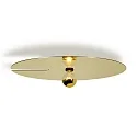 Wever & Ducré Luminaria de pared MIRRO WALL 3.0 E27 IP20, dorado regulable