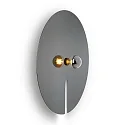 Luminaria de pared MIRRO WALL 3.0 E27 IP20, cromo, negro regulable