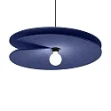 Luminaria colgante SPIRRA SOFT 2.0 E27 IP20, azul índigo